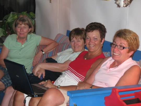 Bonnie, Gerry, Carol and Mary