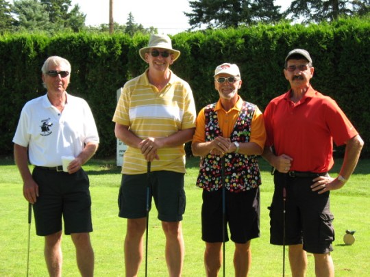 Gordy, Satch, Cal and Joe