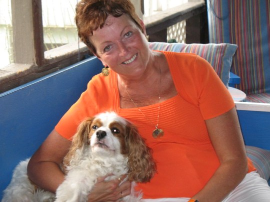 Carol with Summer (Joe's Cavalier) 